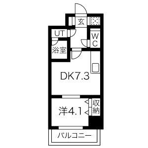 ONE ROOF FLAT TENJINBASHIの間取り図