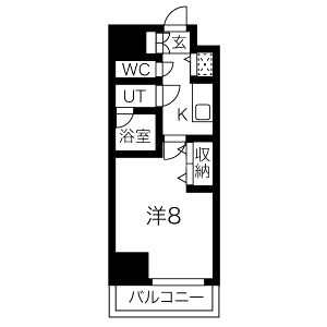 ONE ROOF FLAT TENJINBASHIの間取り図