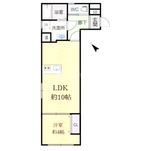LINKS EBIE(リンクス エビエ)の間取り図