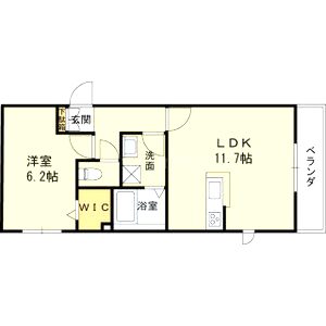 ベルハイム森河内の間取り図
