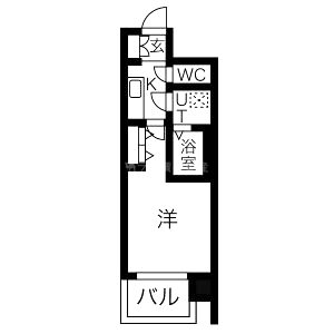 レジュールアッシュ塚本レジデンスの間取り図
