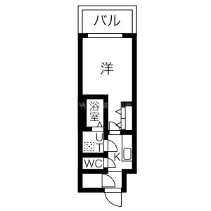 レジュールアッシュ塚本レジデンスの間取り図