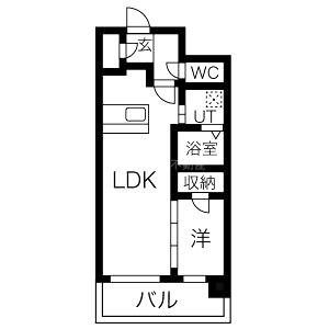 レジュールアッシュ塚本レジデンスの間取り図