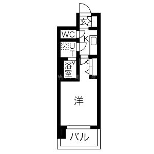 レジュールアッシュ塚本レジデンスの間取り図