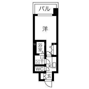 レジュールアッシュ塚本レジデンスの間取り図