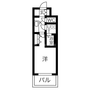 レジュールアッシュ塚本レジデンスの間取り図