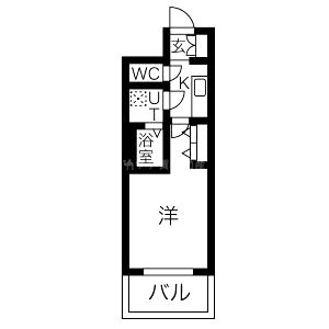 レジュールアッシュ塚本レジデンスの間取り図