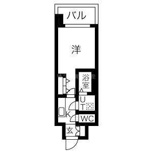 レジュールアッシュ塚本レジデンスの間取り図