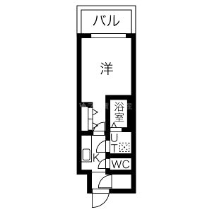 レジュールアッシュ塚本レジデンスの間取り図