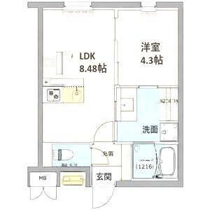 LEGALAND福島Northの間取り図