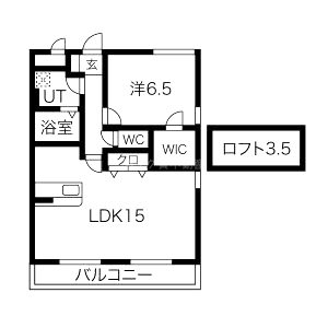 ラフィーネ宝塚の間取り図