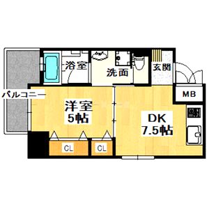 CITY SPIRE日本橋高津の間取り図