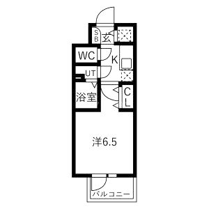 エスリード神戸三宮の間取り図
