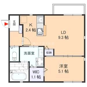 ベレッツァ南塚口の間取り図