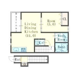 (Z-MAISON)メゾンプラージュの間取り図