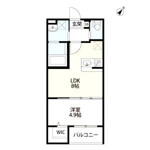 ボヌール御蔵通(ボヌールミクラドオリ)の間取り図
