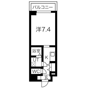 ブランTAT福島の間取り図