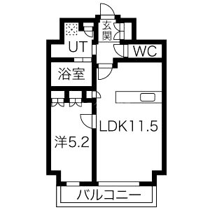 スマートカーサ伏見町の間取り図