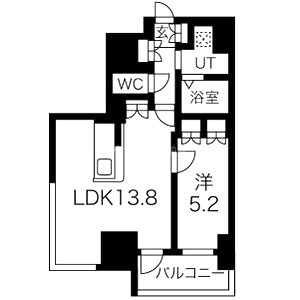 スマートカーサ伏見町の間取り図