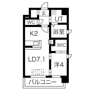 スプランディッド新大阪DUEの間取り図