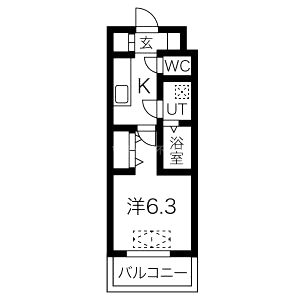 スプランディッド新大阪DUEの間取り図