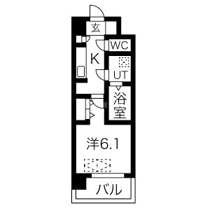 スプランディッド新大阪DUEの間取り図