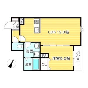 グロワールひまりIIの間取り図