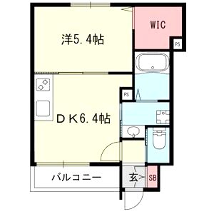 シャーメゾン かがや樹・Mの間取り図
