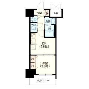 ラクラス本町東の間取り図