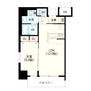 ラクラス本町東の間取り図
