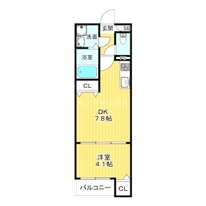 グロワールひまりの間取り図
