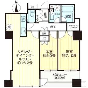 堂島ザ・レジデンスマークタワーの間取り図