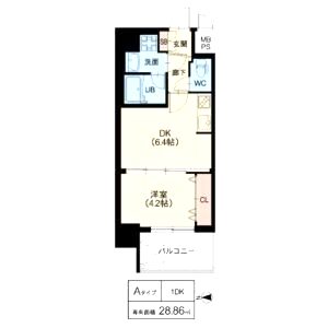 グランカーサ高井田の間取り図