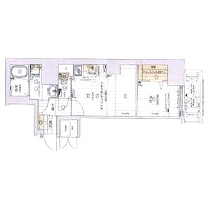 ファーストフィオーレ心斎橋イーストの間取り図