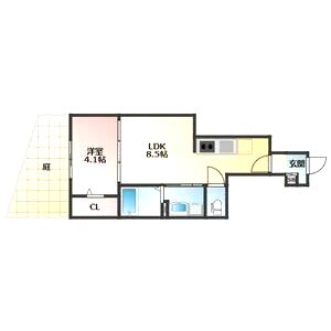 M&H ALEGRIA豊中曽根の間取り図