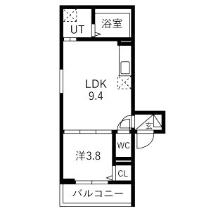 トレフル・ロシェ尼崎の間取り図
