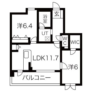 ハッピーコート飾磨の間取り図