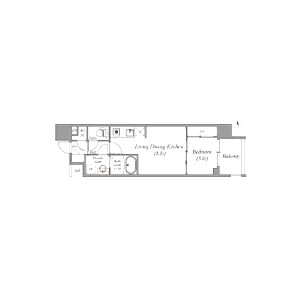 ArtizA瓦屋町Iの間取り図