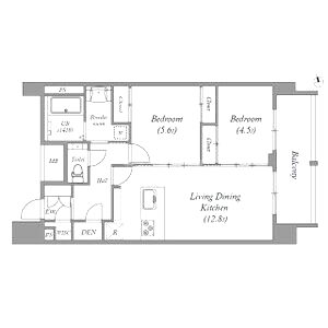 ArtizA瓦屋町Iの間取り図