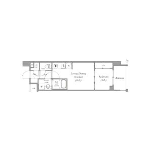 ArtizA瓦屋町Iの間取り図