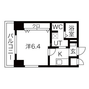 ラ・フォーレ松ヶ枝町IIIの間取り図
