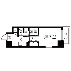 ラ・フォーレ松ヶ枝町IIIの間取り図