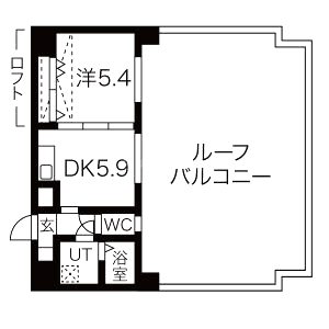 ラ・フォーレ松ヶ枝町IIIの間取り図