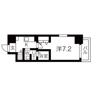 ラ・フォーレ松ヶ枝町IIIの間取り図