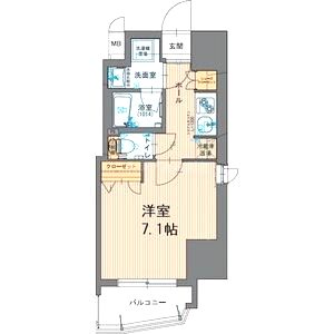 W-STYLE大阪天満宮の間取り図
