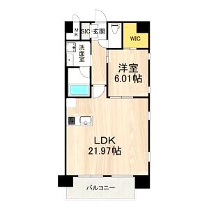 レオングラン本町橋の間取り図