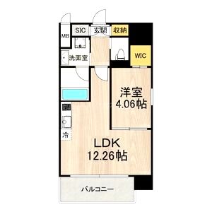 レオングラン本町橋の間取り図