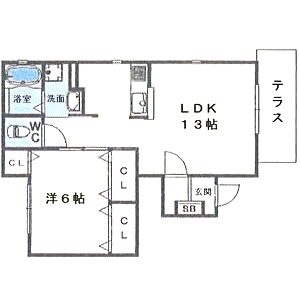 メゾン米澤の間取り図
