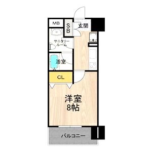 ディオレクレスト東心斎橋の間取り図