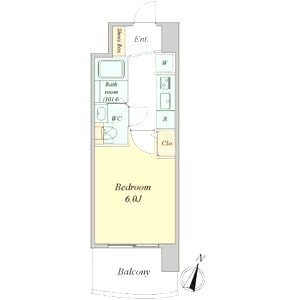セレニテ梅田北グランデの間取り図